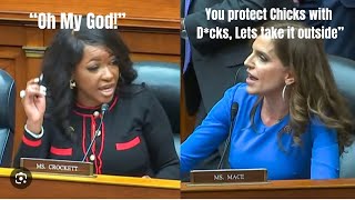 Jasmine Crockett gets threatened and asked to take it outside