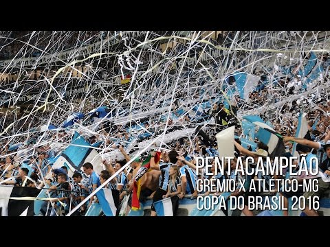 "Grêmio 1 x 1 Atlético-MG - Copa do Brasil 2016 Final - RECEBIMENTO" Barra: Geral do Grêmio • Club: Grêmio