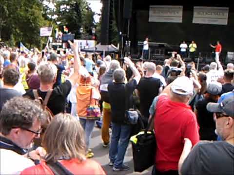 Demonstration 29 August 2020 Rede der Organisatoren
