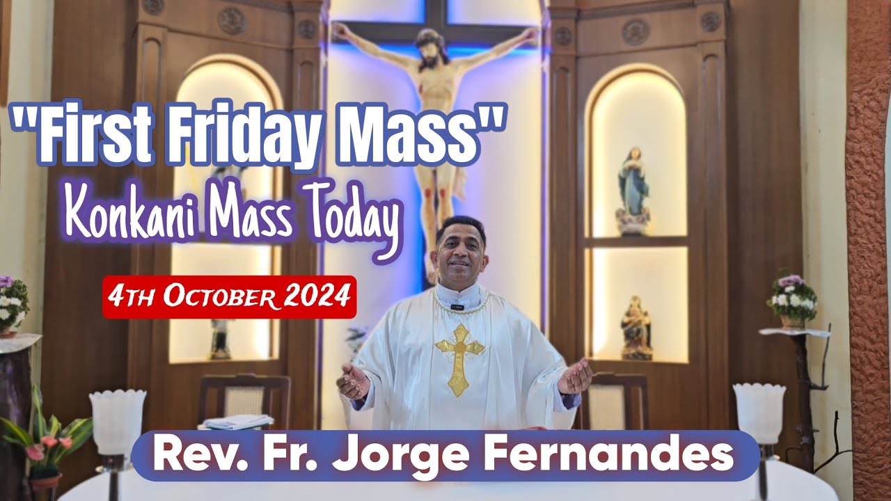 FIRST FRIDAY KONKANI MASS | Fr. Jorge Fernandes | #tfrcctv