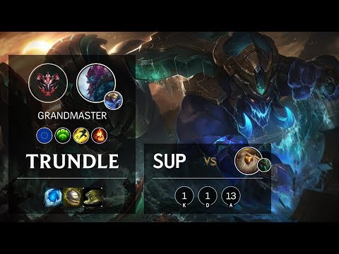 Trundle Support vs Bard - EUW Grandmaster Patch 10.12