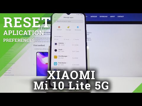 How to Reset App Preferences on XIAOMI Mi 10 Lite 5G – Restore App Defaults