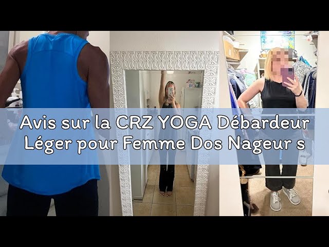 Vídeo relacionado con CRZ YOGA Pantalón Mujer Sin Costura Frontal Pantalón Pierna Ancha 76cm - Cintura Alta Yoga Estar Casual Negro 40