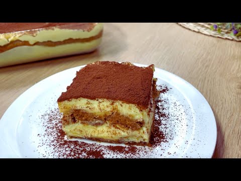 EASY TIRAMISU RECIPE 💯 The most famous Italian dessert in an easy recipe to be enjoyed every day