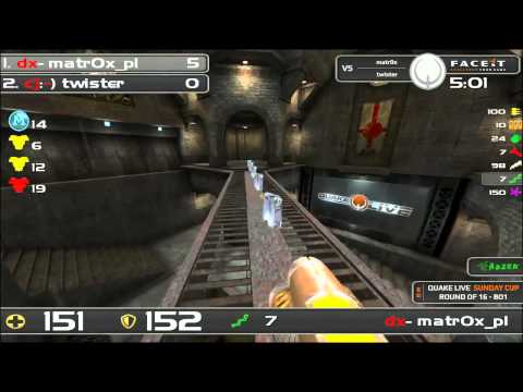 FACEIT - QUAKE LIVE SPRING SEASON CUP 9 (ROUND OF 16: matr0x vs. twister)