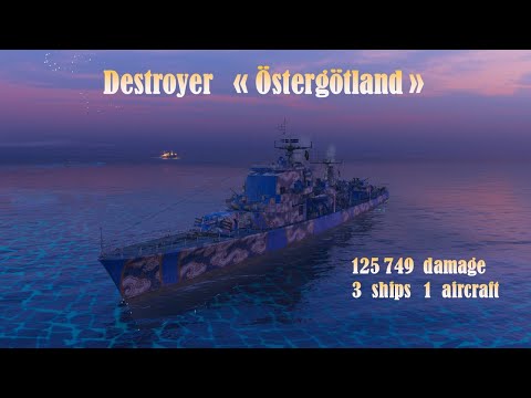 Destroyer "Östergötland". Dangerous scout.