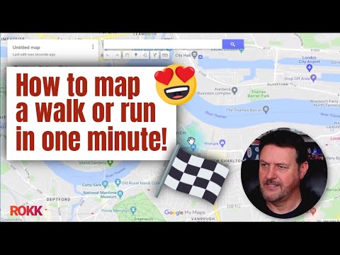 How to map your walk or a run in less than 1 minute with Google Maps!