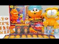 The Garfield Movie Toys Unboxing Review Burping Garfield Eating Lasagna Blind Box Surprise
