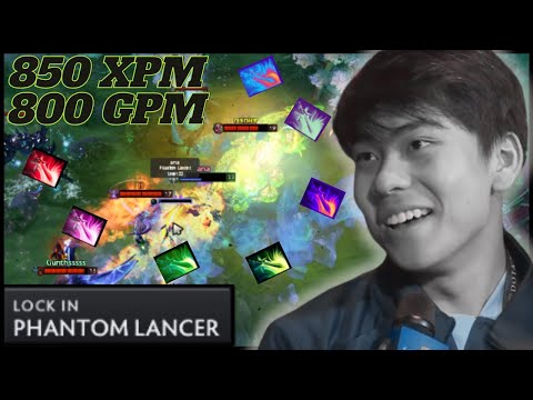 Phantom Lancer Ana Old Meta No Aghanim Scepter Fast Farm 800 GPM + 850 XPM.