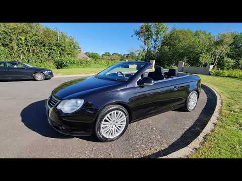2007 VW Eos 2.0TDI Sport convertible better than its rivals? Roof operation and review Volkswagen