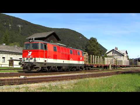 ÖBB 2143 013-7 bei Verschubarbeiten im Bahnhof St. Aegyd am Neuwalde