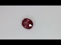 Red Spinel, oval cut, 2.73 ct Video 1