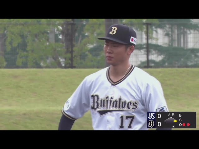 【みやざきPL(ノーゲーム)】バファローズ・曽谷龍平 3回を投げ、被安打4、3奪三振無失点の投球!! 2025年10月24日 オリックス・バファローズ 対 東京ヤクルトスワローズ