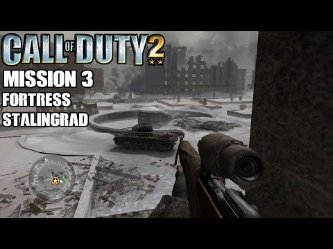 Call of Duty 2 Mission 3: Fortress Stalingrad - Full Gameplay Walkthrought