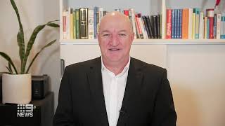 Suncorp share price surges. Transurban falls. Scott Phillips on Nine’s Late News
