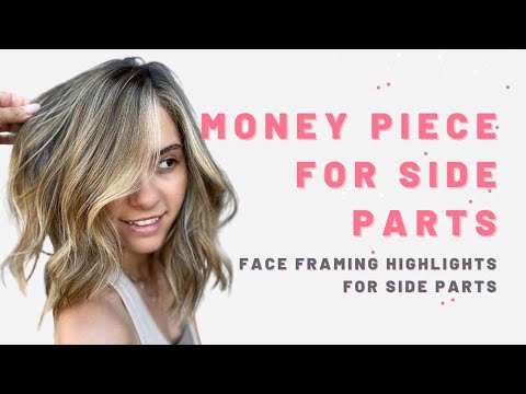 Money Piece Hair Technique [EASY FACE FRAME FOR A SIDE...