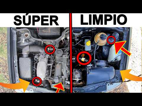 Cómo LAVAR el MOTOR del auto - La MEJOR Manera de LIMPIAR un Motor SIN dañar SENSORES forma segura