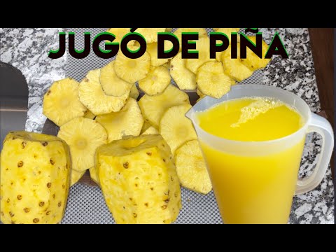 Jugó de Pińa | Como hacer jugo de pińa | aprender hacer jugó de pińa fácil | jugos naturales