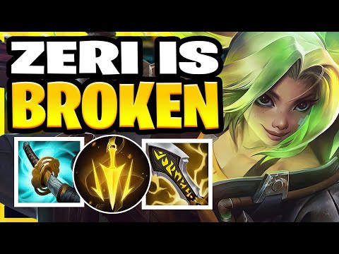 Zeri is S++ Tier in Wild Rift! Zeri Build & Gameplay!