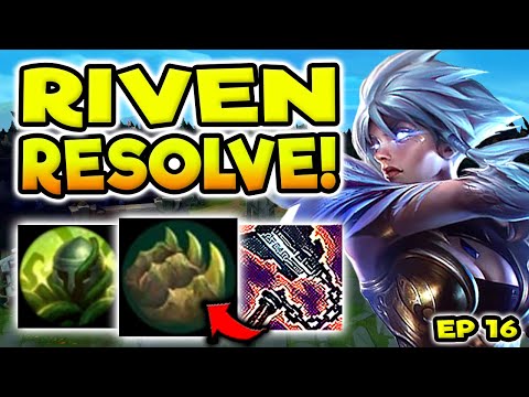RIVEN CAN'T BE STOPPED WITH RESOLVE.. (LANING IS 10X STRONGER) - Season 11 Riven Gameplay Guide Ep16