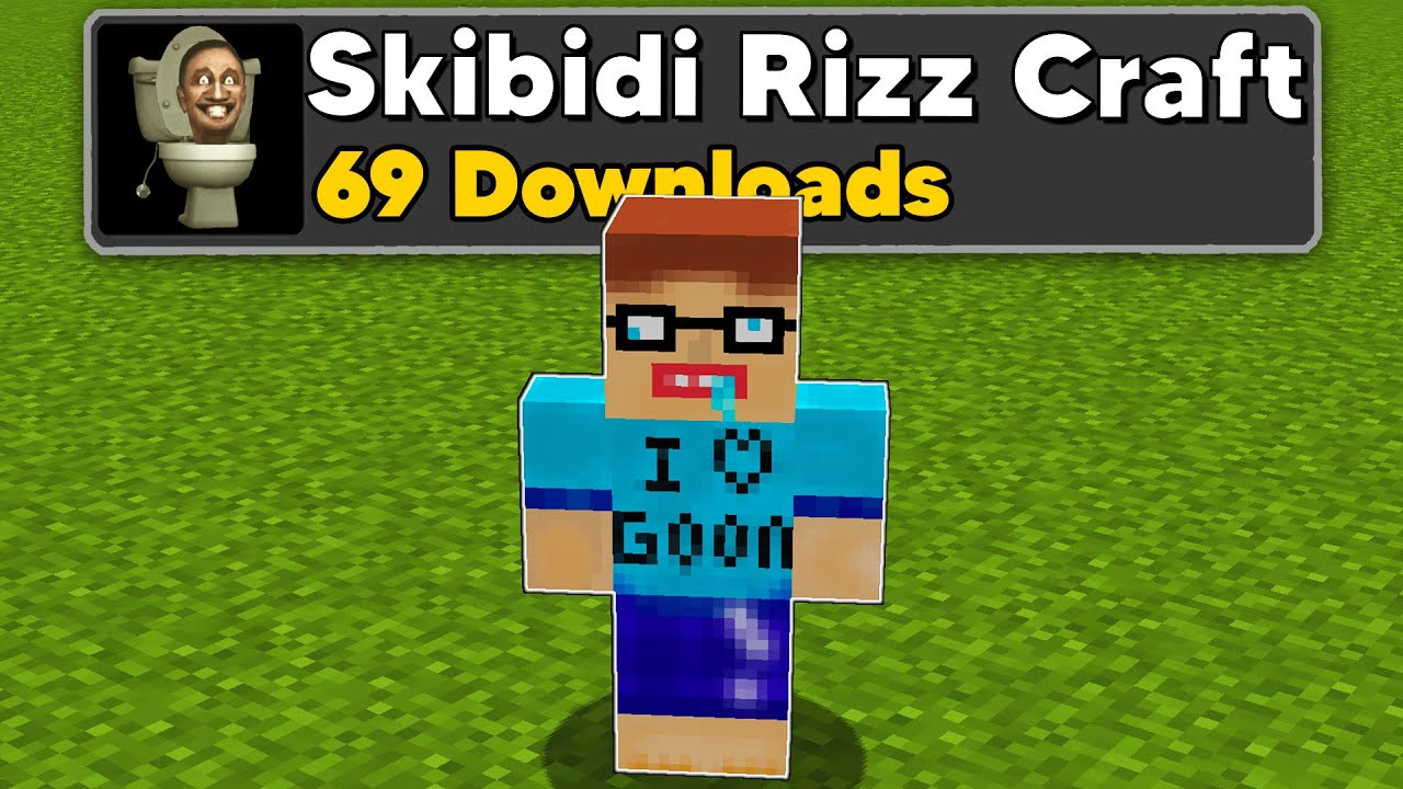 I Tried Brainrot Minecraft Mods