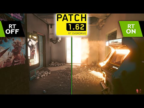 Cyberpunk 2077 - OVERDRIVE Update Ray Tracing Comparison | RTX 4090 | Patch 1.62 Path Tracing