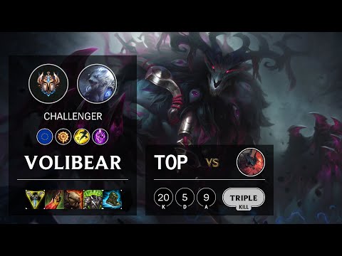 Volibear Top vs Aatrox - EUNE Challenger Patch 10.15