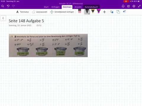 Klasse 9: Übung - Potenzen - Terme mit Potenzen vereinfachen und überschlagen