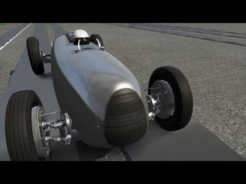 Auto Union Type C Suspension Animation Test