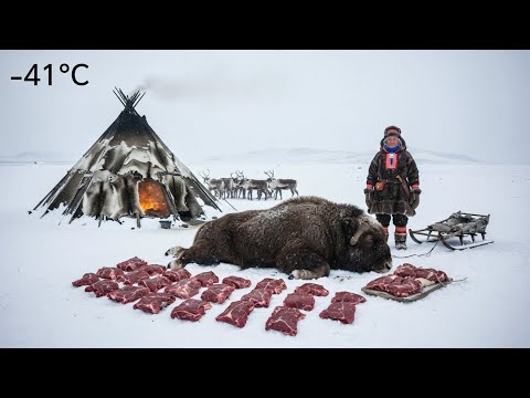 –41°C Blizzard: How an 82-Year-Old Sami Woman Harvested a Musk Ox in the Arctic
