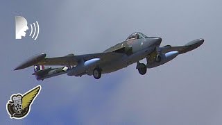 de Havilland Venom Jet Fighter - Fast &amp; Low
