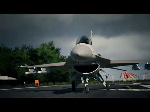 Ace Combat 7: Skies Unknown - Mission 01 Deer Horn: Fort Grays Air Base Take Off Cutscene (2019)
