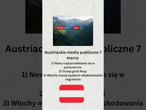 Austriackie media publiczne 7 marca