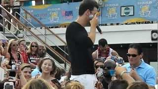 NKOTB 2012 CRUISE SAIL AWAY PARTY:  JORDAN KNIGHT &quot;LIGHTS, CAMERA, ACTION&quot;