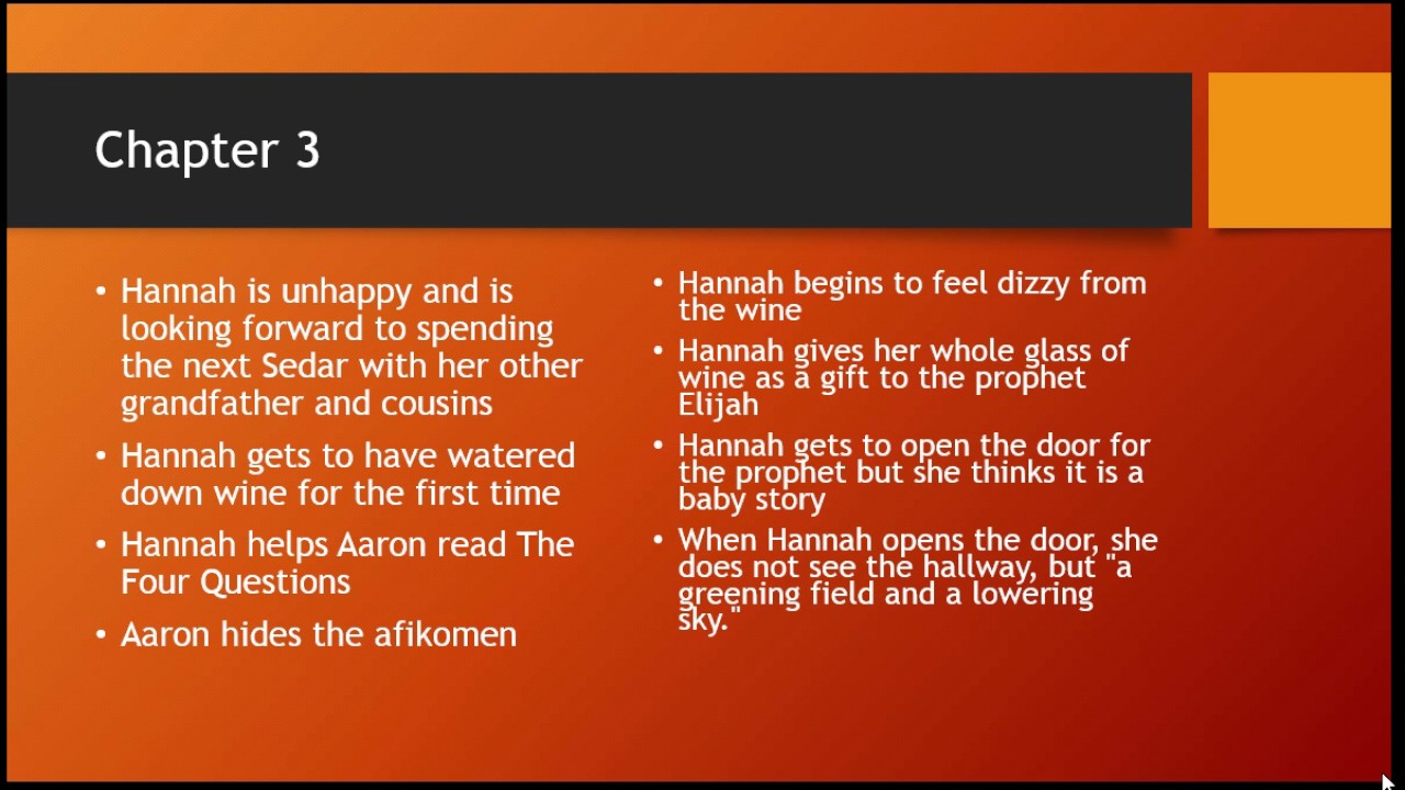 The Devil's Arithmetic Chapters 1 3