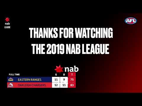 NAB LEAGUE 2019: Round 14 - Eastern v Oakleigh (Full Game)