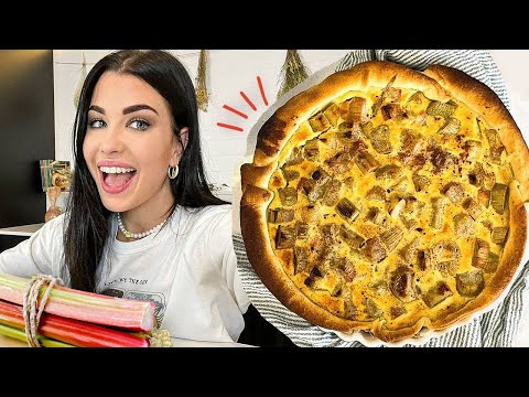 La Tarte à la Rhubarbe la plus FACILE du monde ! 👀🥧