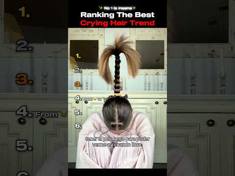 Ranking Crying Hair Trend Gone Wrong Edition (new) #shortsviral