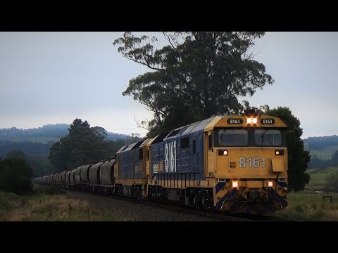 8161 & DL45 climb into Robertson with PN's 8922N export grain.