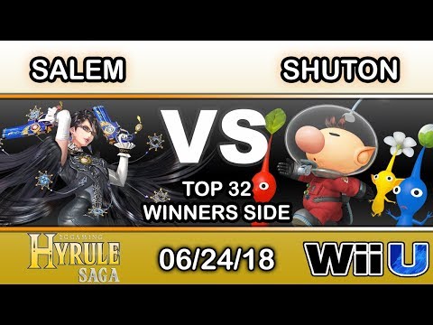Hyrule Saga - Liquid MVG | Salem (Bayonetta) Vs. Shuton (Olimar) Top 32 Winners - Smash 4