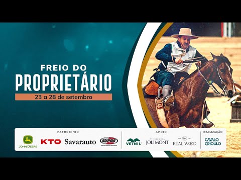 Freio do Proprietário 2024 | Amador B, Master B e Feminino | -AND./ FIG./ VSP. E ESB.- | 26/09/2024