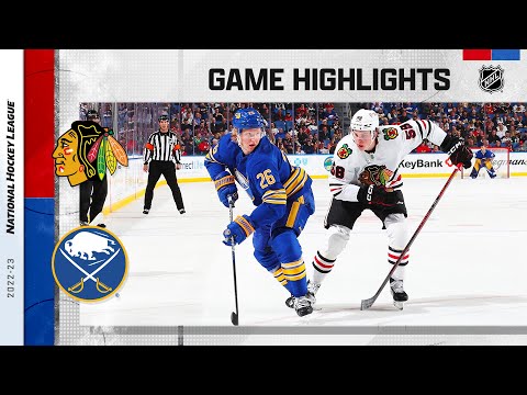 Blackhawks @ Sabres 10/29 | NHL Highlights 2022