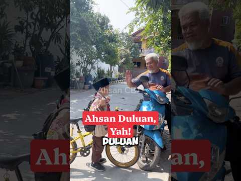 Ahsan Cari Jalan pintas, Ayah Kalah Cepat❗️😂#shorts#AhsanCBT#sepeda