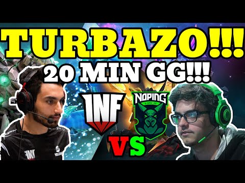 INSOLITO!!! 20 MIN GG INFAMOUS VS NoPING esports (GAME1)-MINOR/DOTA2
