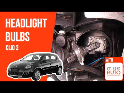 How to replace the headlight bulbs Clio mk3 💡