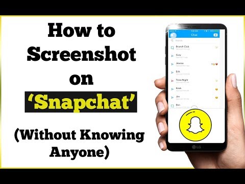 [TRICK] How to Screenshot on Snapchat without them knowing Video