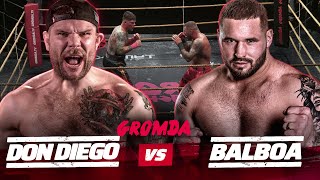 GROMDA 13: DON DIEGO vs BALBOA I Najlepsza walka na gołe pięści. Mistrzowskie starcie I CAŁA WALKA