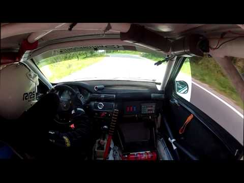 GSMP Korczyna - Prządki 2014 | Hubert Janów Opel Astra | Onboard Niedziela | Dzwon | Crash | Wypadek