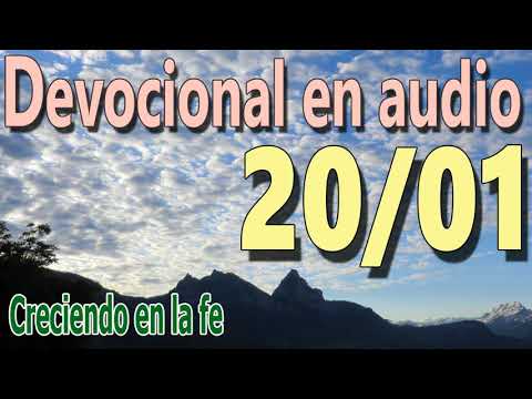 Devocional en audio 20/01 - Creciendo en la fe