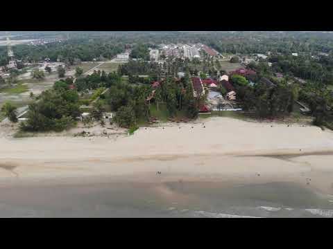Cherating beach by the holiday villa resort